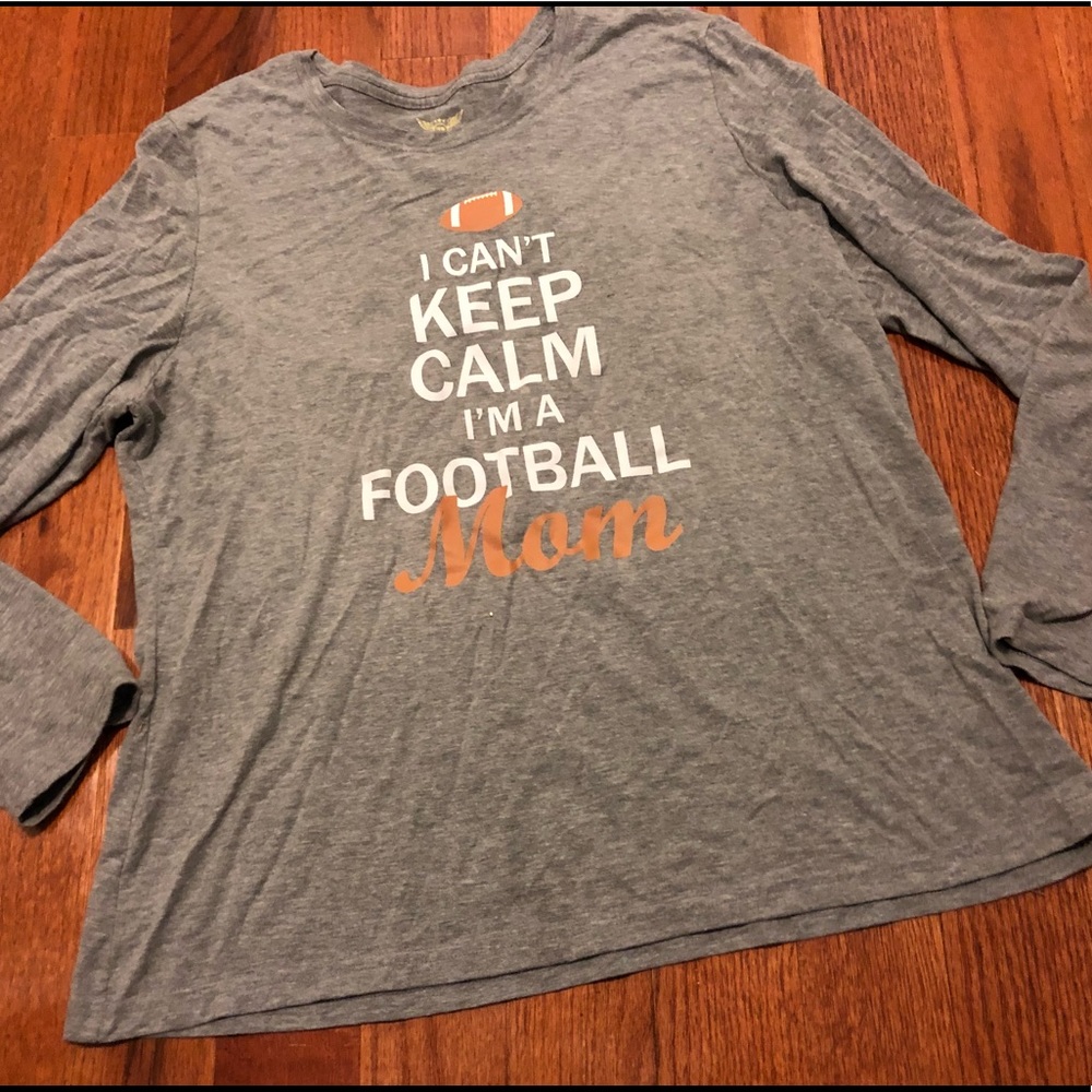 Long Sleeve Football Mom Shirt